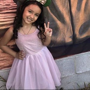 Toddler Girls Ombré Glitter Tulle Dress